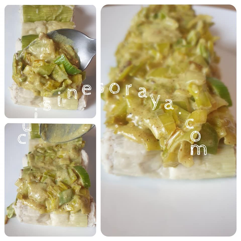 Cannelloni en feuille de poireaux sans pâte au poulet