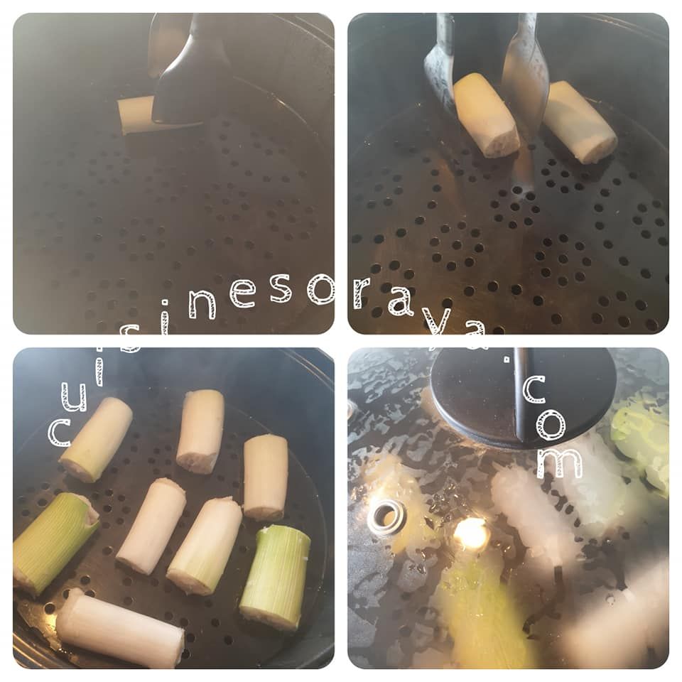 Cannelloni en feuille de poireaux sans pâte au poulet
