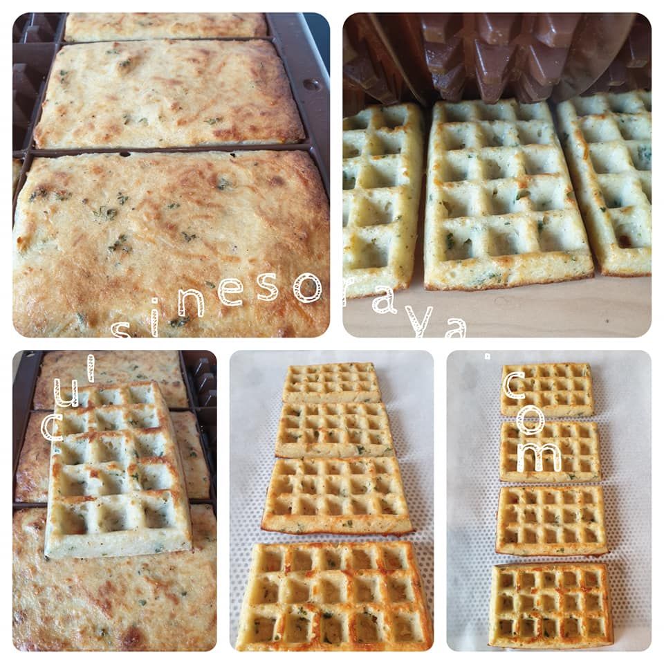 Gaufres à la pomme de terre au four