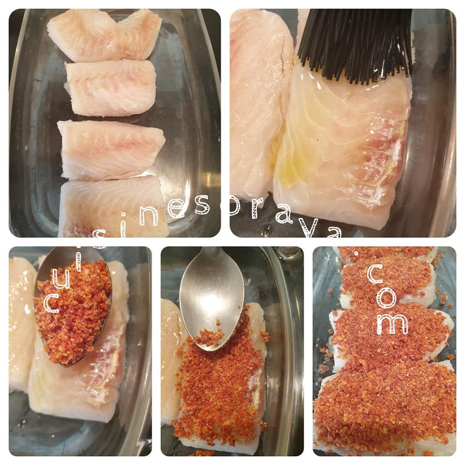Cabillaud en croûte de chorizo