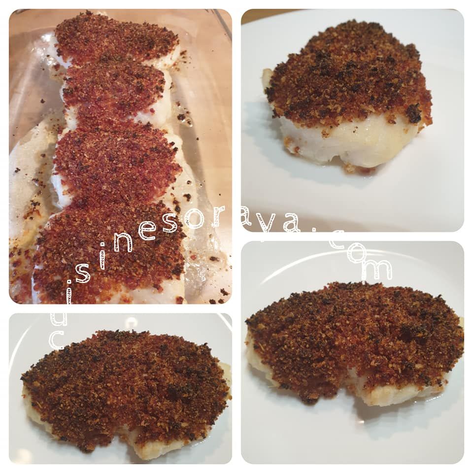 Cabillaud en croûte de chorizo
