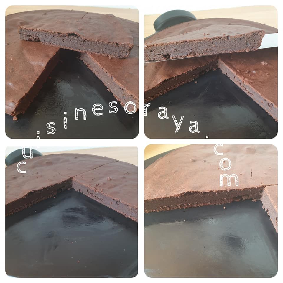 Fondant chocolat à base d'haricots rouges