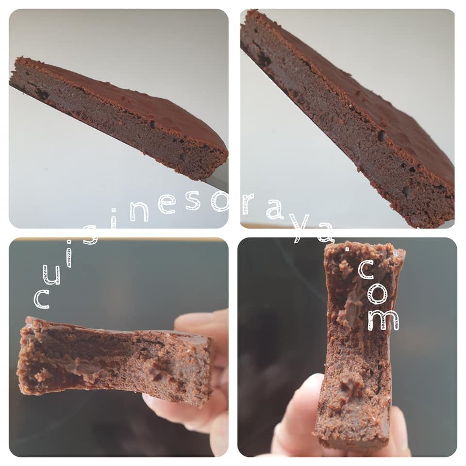 Fondant chocolat à base d'haricots rouges