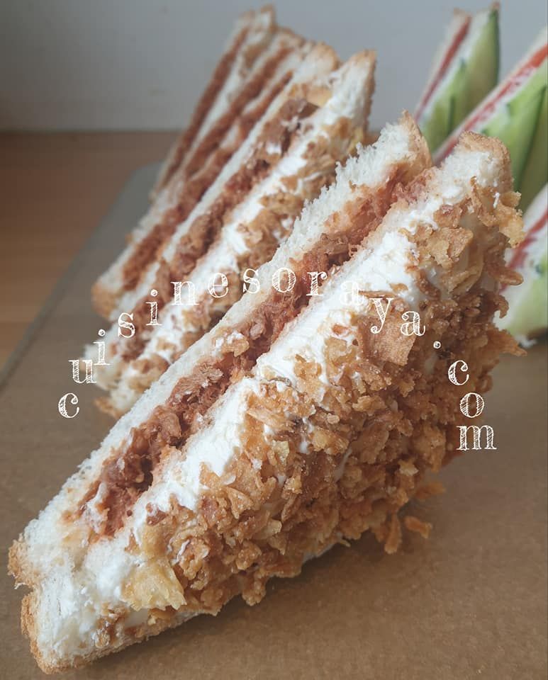 Club sandwich thon oignon crispy / Club sandwich saumon et concombre