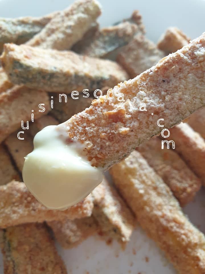 Frites de courgette au parmesan