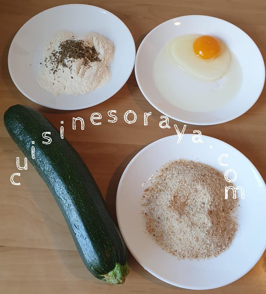 Frites de courgette au parmesan