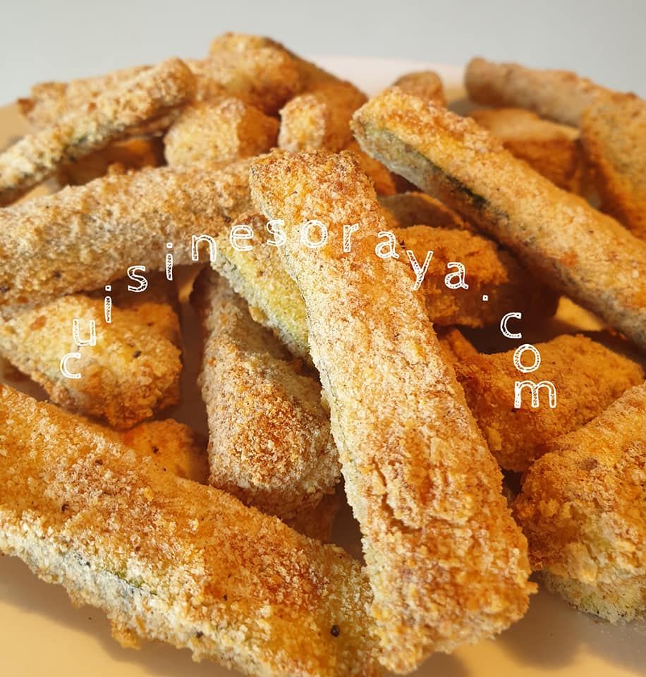 Frites de courgette au parmesan