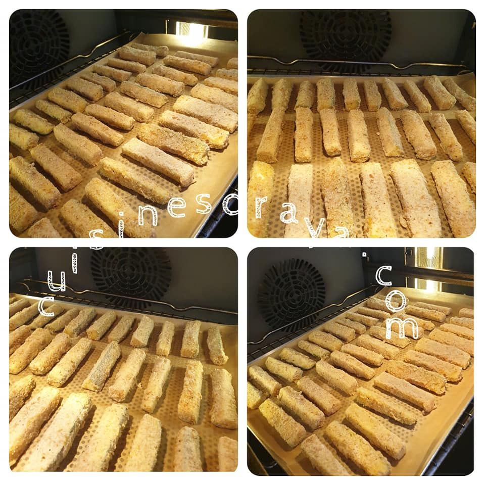 Frites de courgette au parmesan