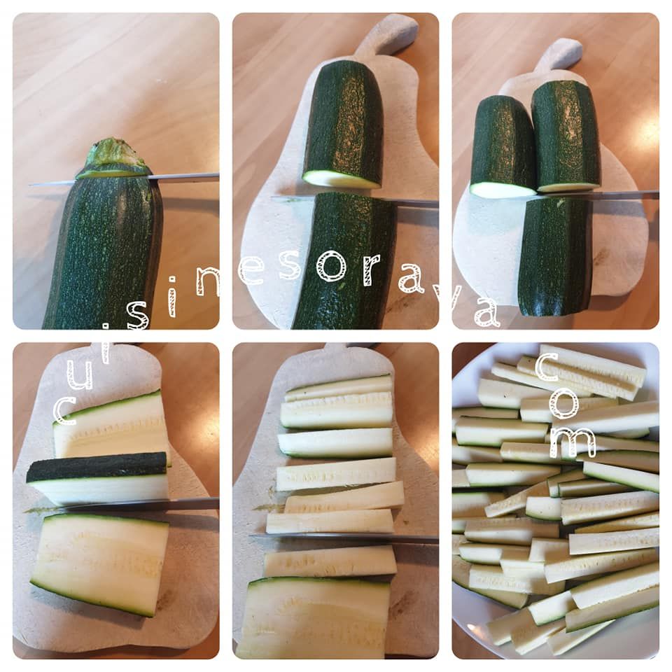 Frites de courgette au parmesan