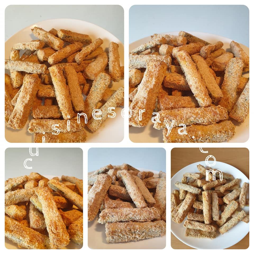 Frites de courgette au parmesan