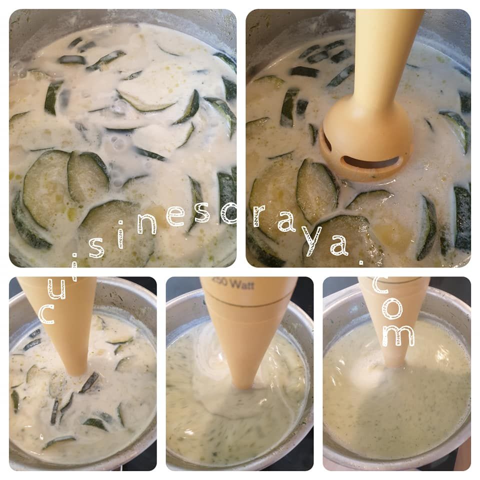 Soupe de courgette