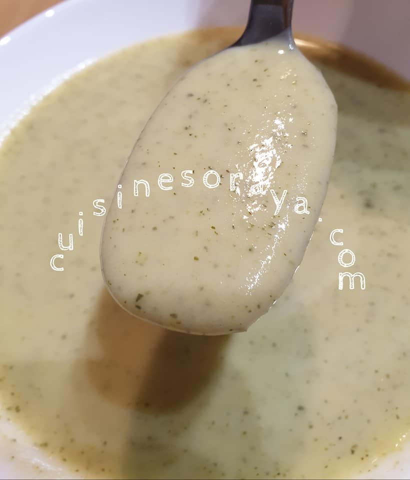 Soupe de courgette