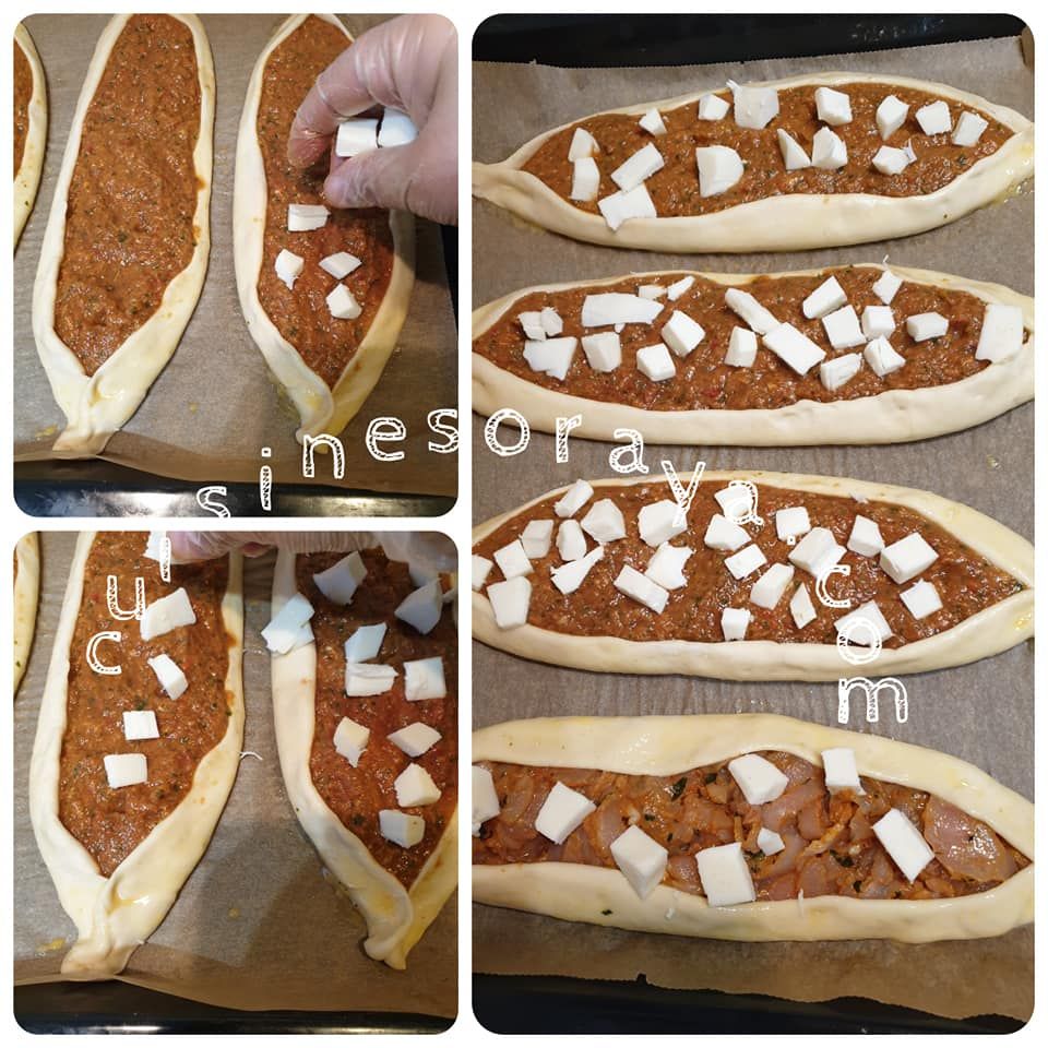 Pide Turque au kebab / Au fromage / A la viande de boeuf