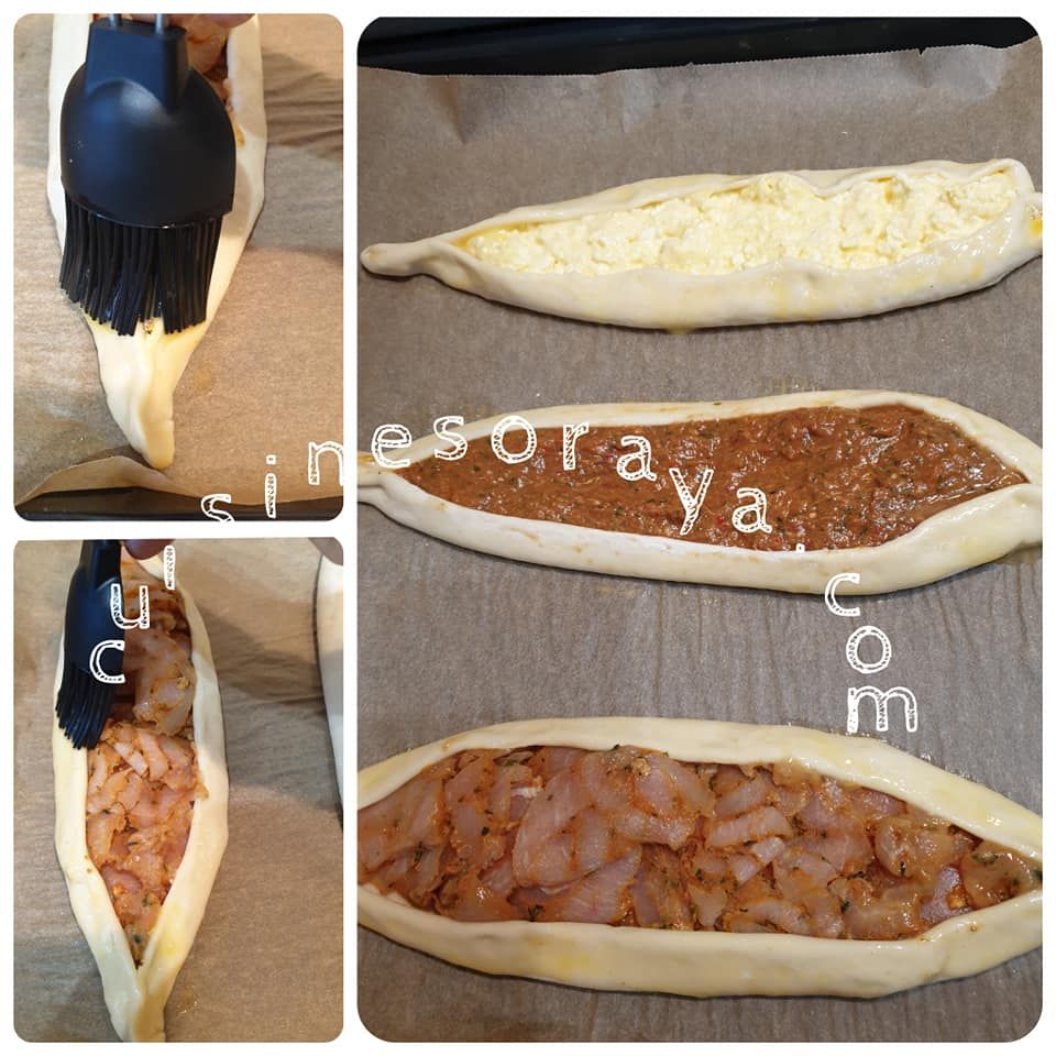 Pide Turque au kebab / Au fromage / A la viande de boeuf