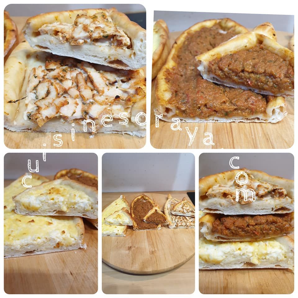 Pide Turque au kebab / Au fromage / A la viande de boeuf