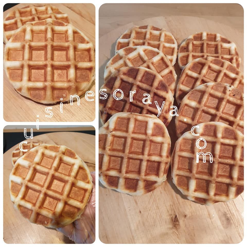 Croque feuilletée dinde fromage au gaufrier