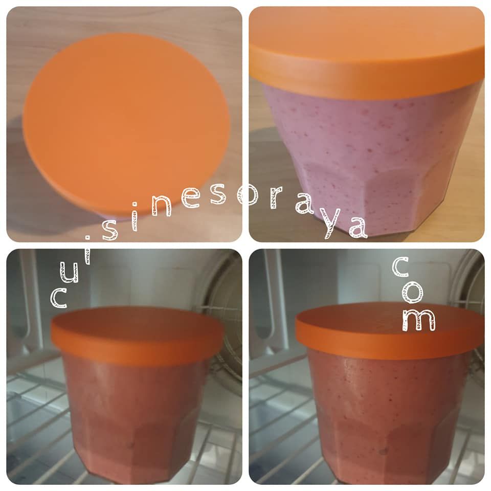 Sorbet à la fraise sans sorbetière et avec 3 ingrédients!