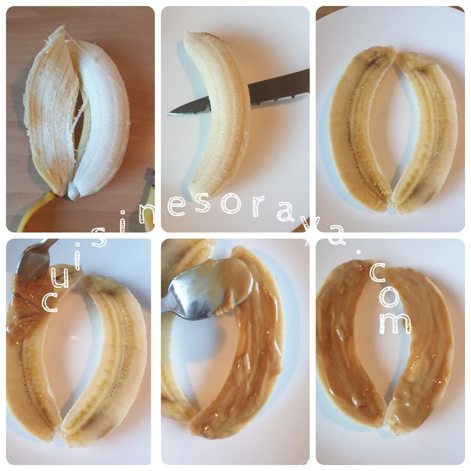 Banane en tartine