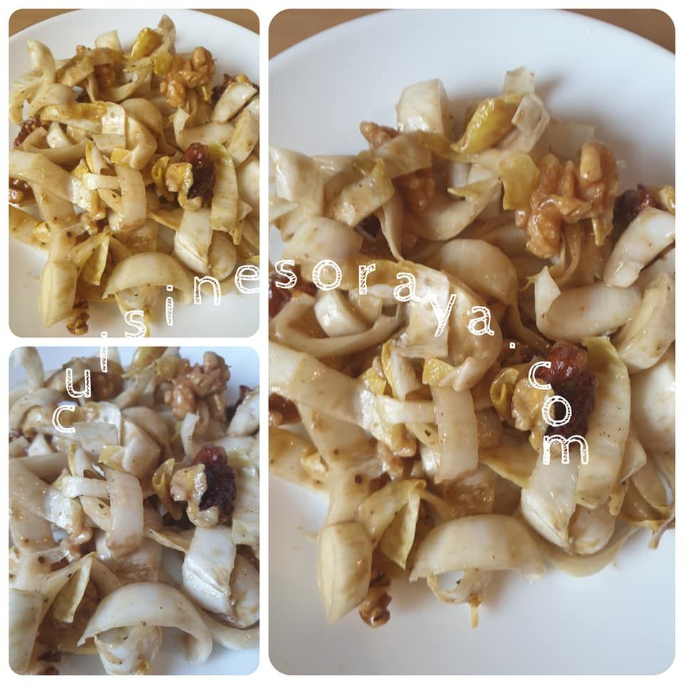 Salade d'endives et noix
