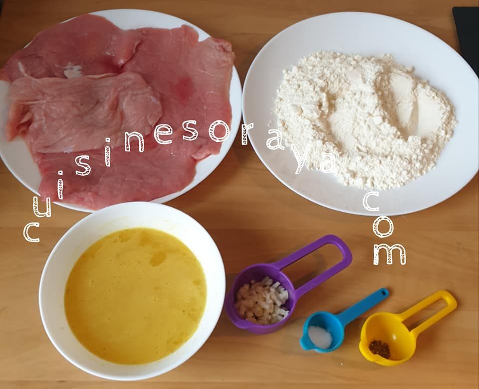 Escalope de veau sauce à l'ail