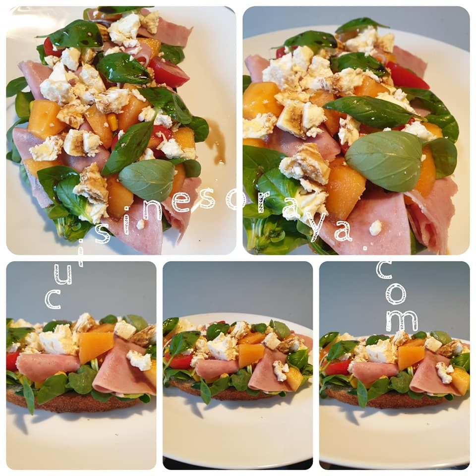 Tartine Healthy dinde, feta et basilic