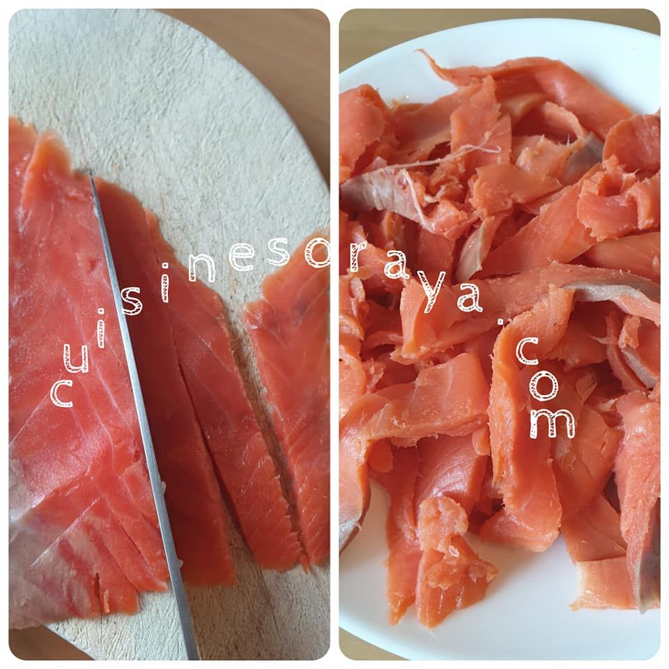 Wraps de saumon fumé et fromage