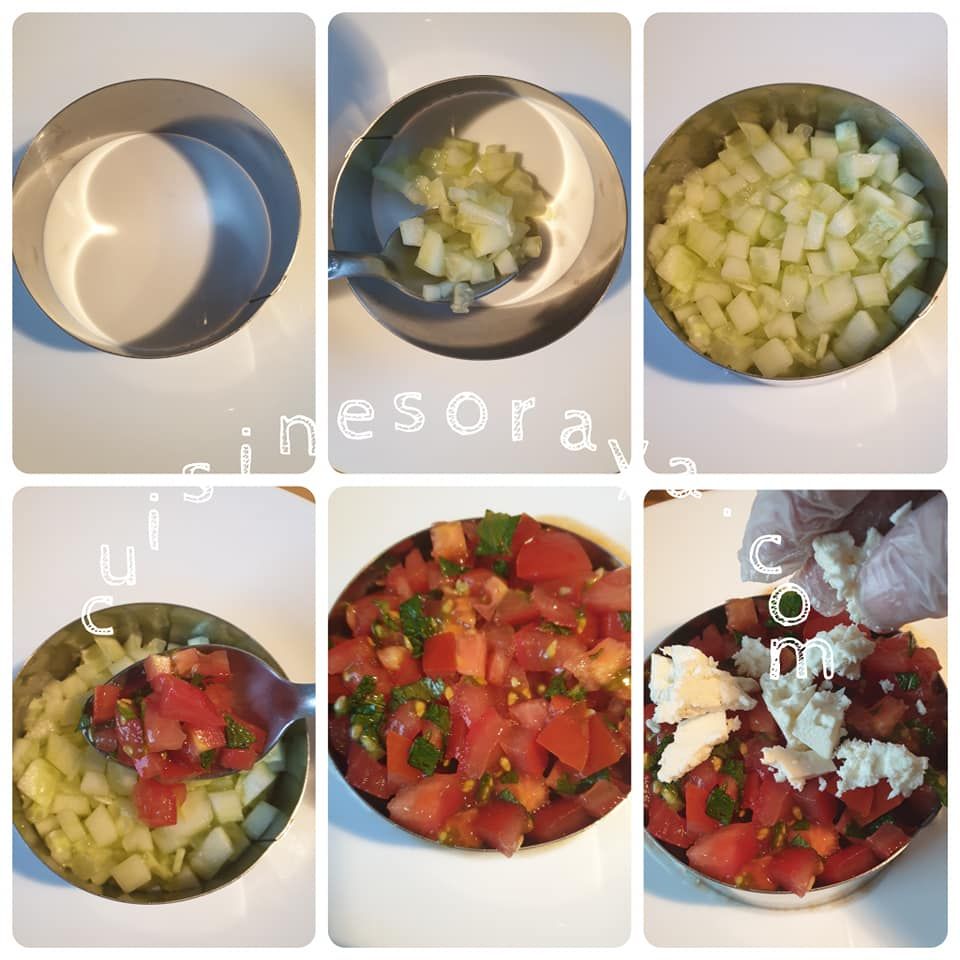 Tartare végétarien à la feta