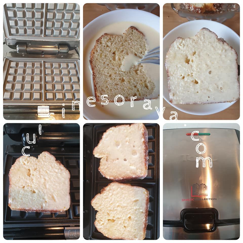 Gaufres de brioche perdue