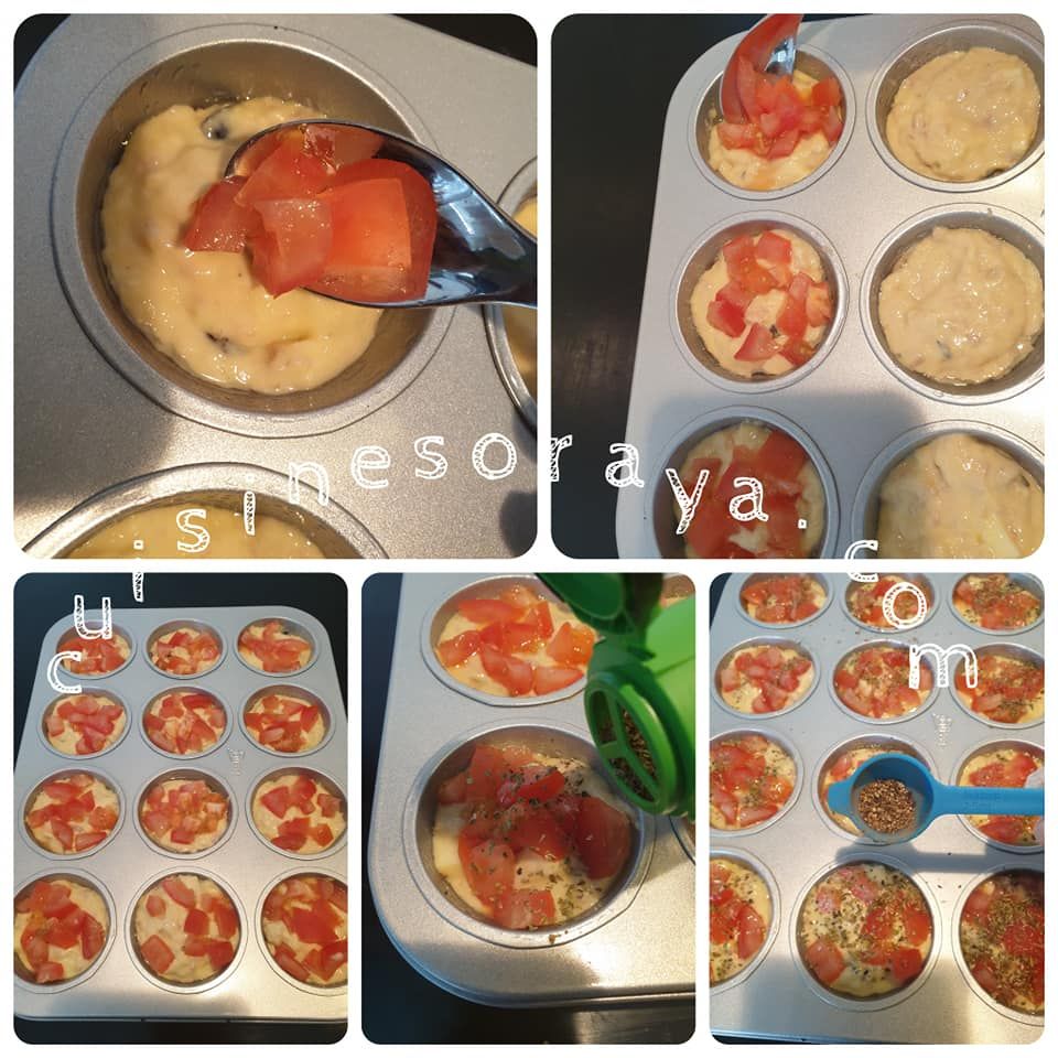 Muffin façon pizza