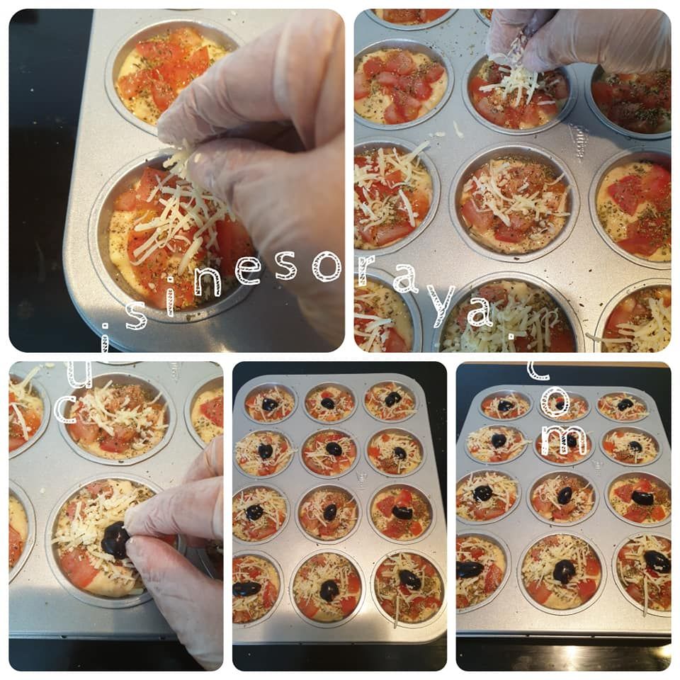 Muffin façon pizza
