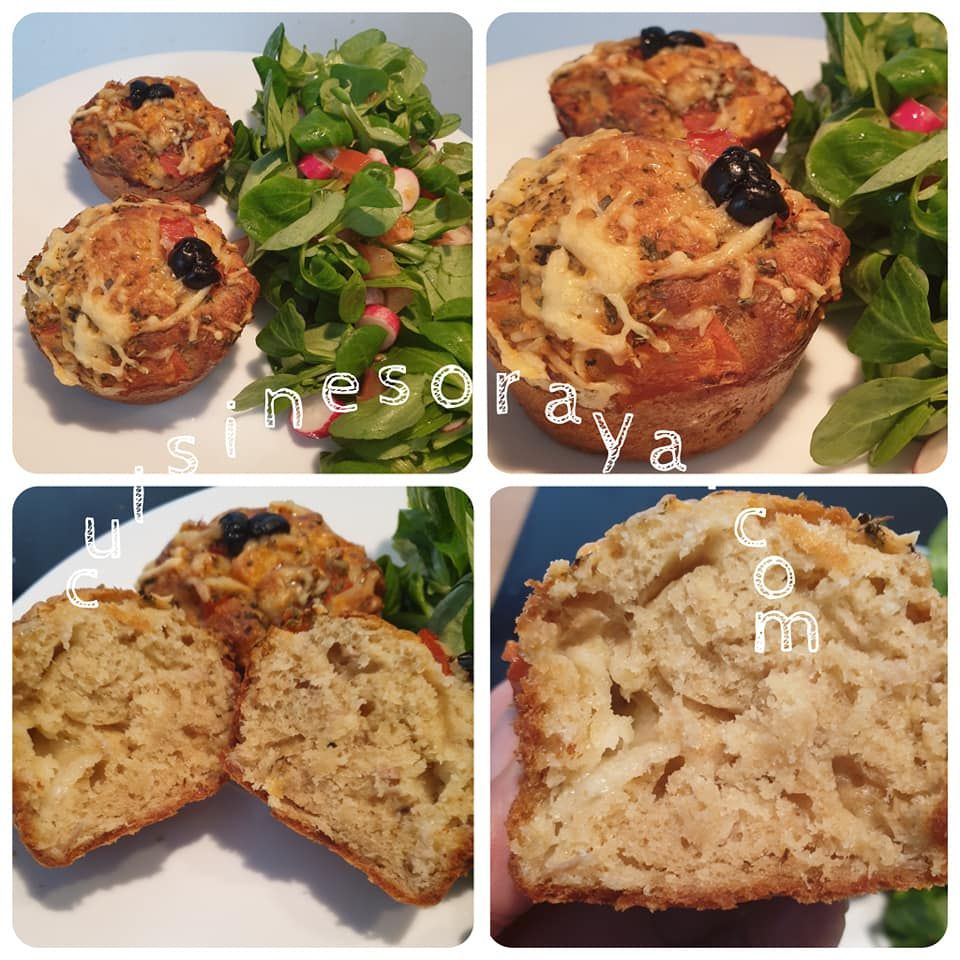 Muffin façon pizza