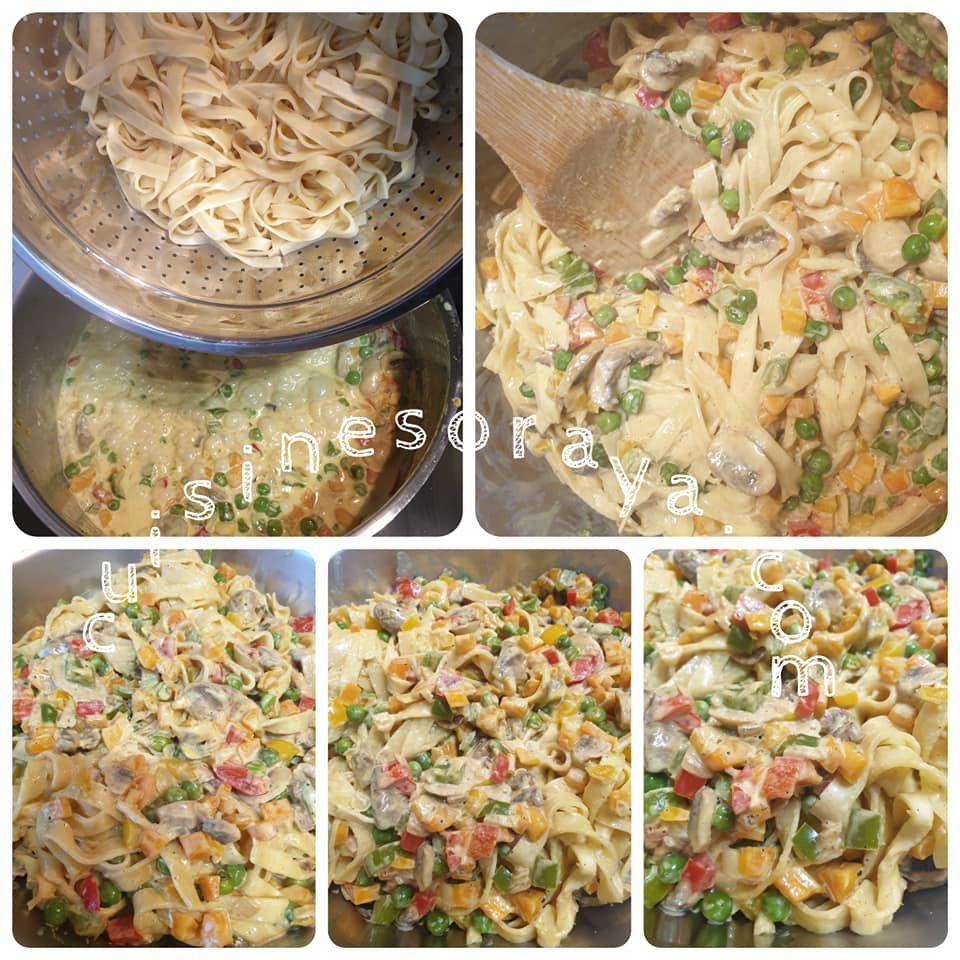 Tagliatelle au légumes