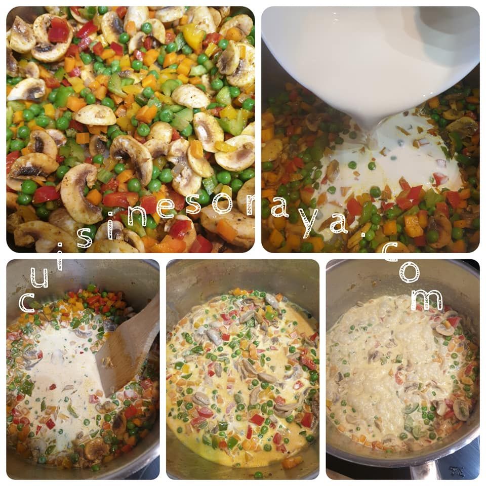 Tagliatelle au légumes