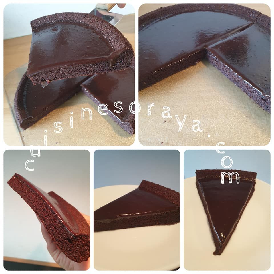 Gâteau renversé au chocolat