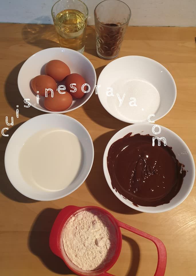 Gâteau renversé au chocolat