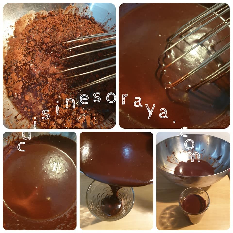 Gâteau renversé au chocolat