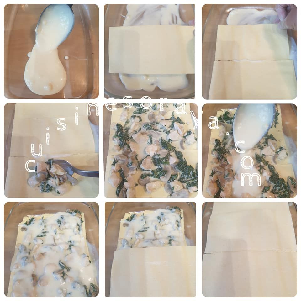Lasagnes au poulet