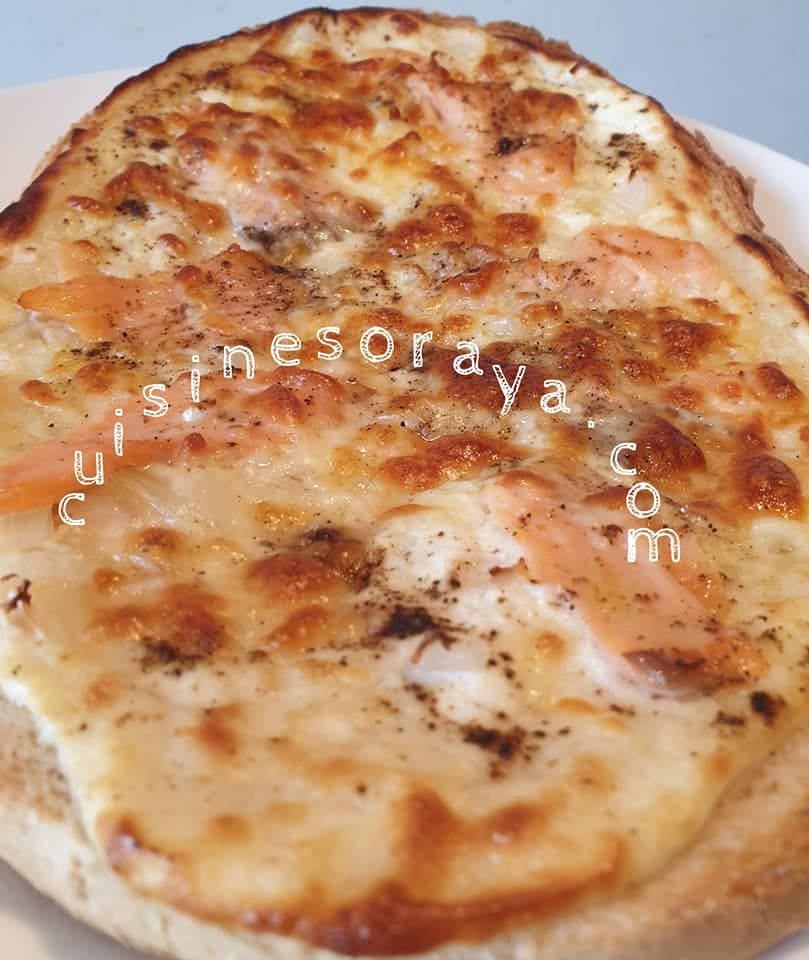 Bruschetta saumon et au fromage blanc express