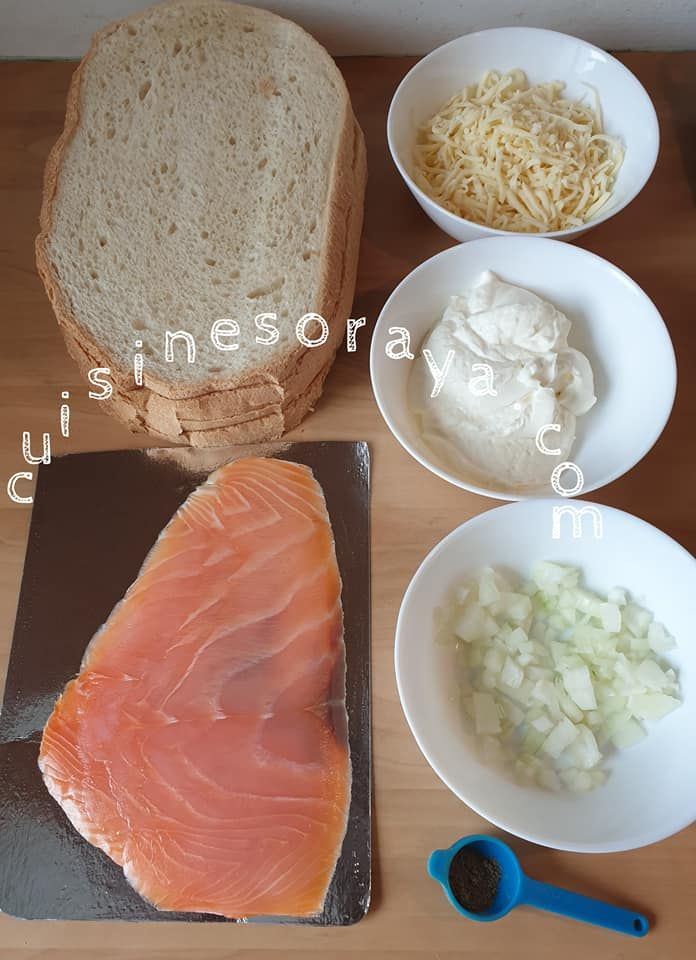 Bruschetta saumon et au fromage blanc express