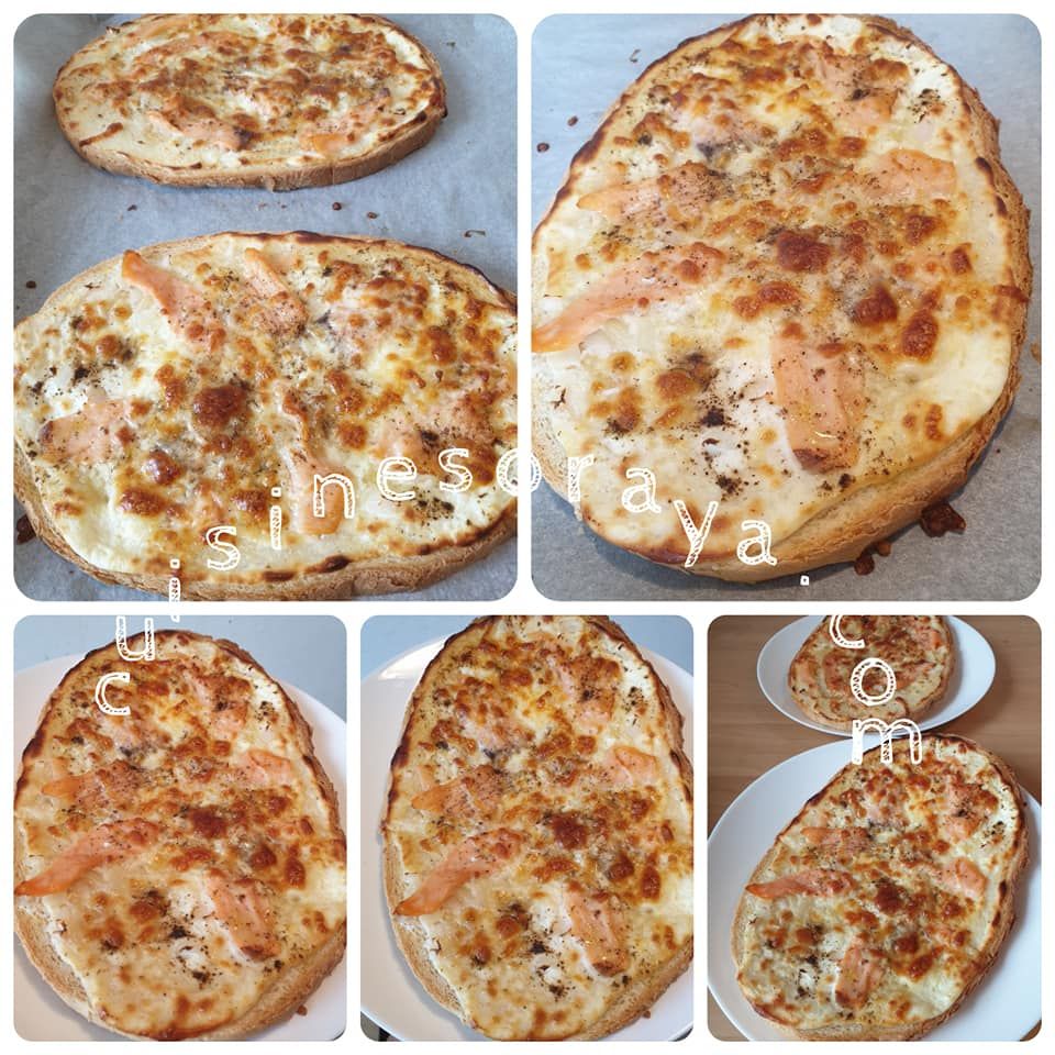 Bruschetta saumon et au fromage blanc express