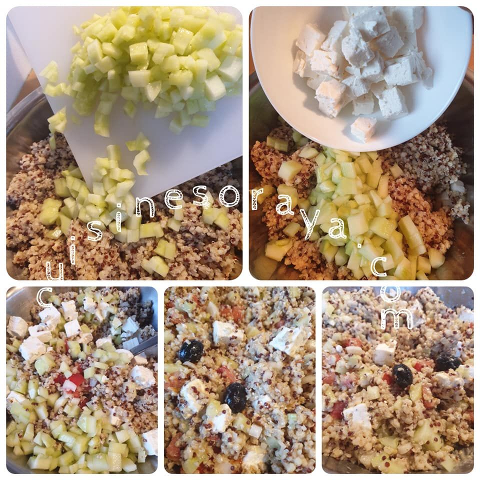 Salade boulgour et quinoa