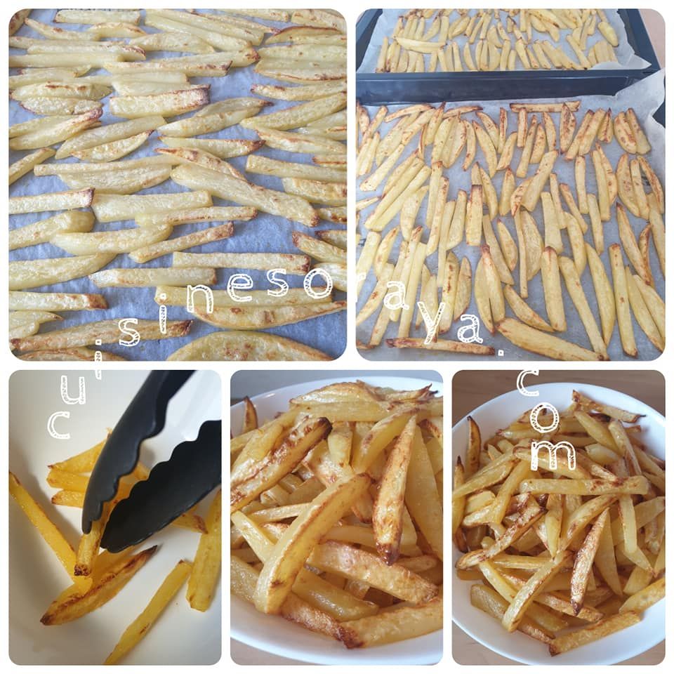 Frites light au four