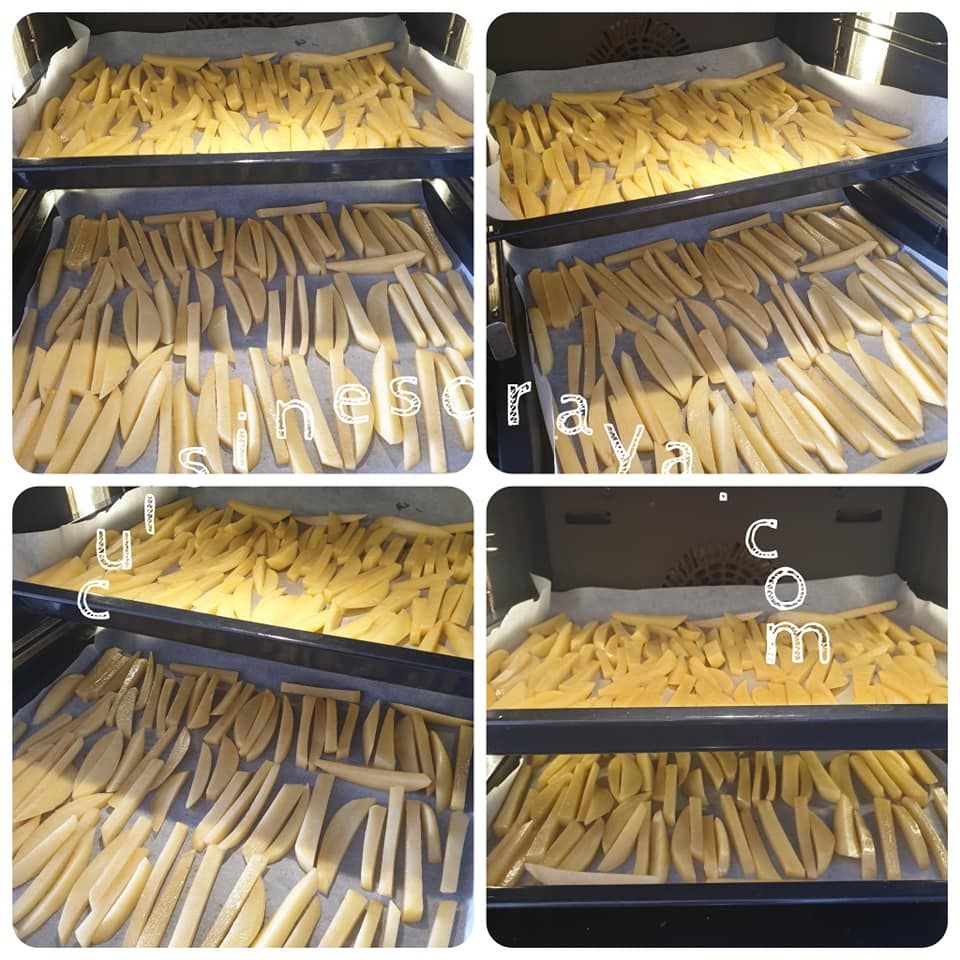 Frites light au four