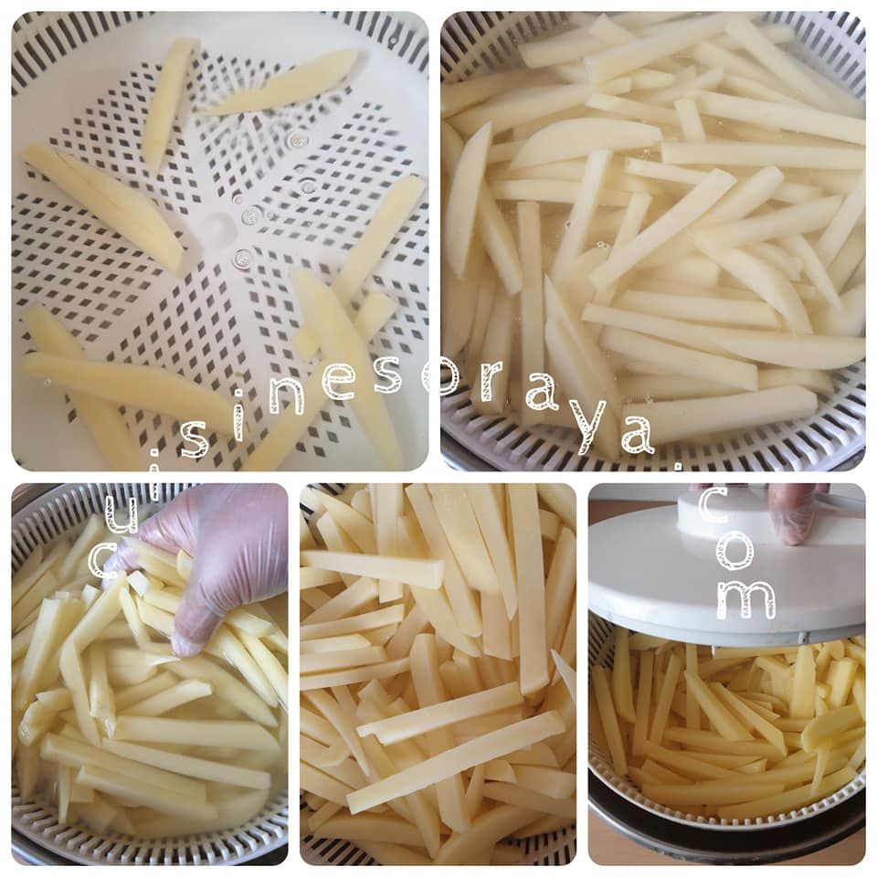 Frites light au four