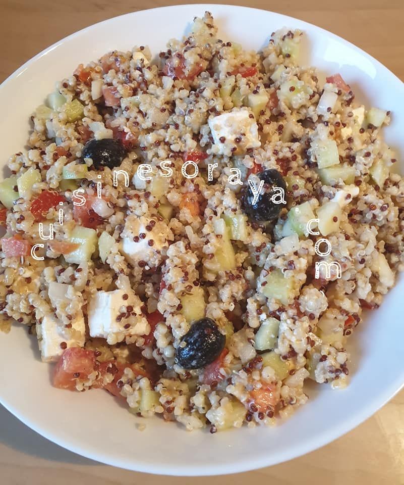 Salade boulgour et quinoa