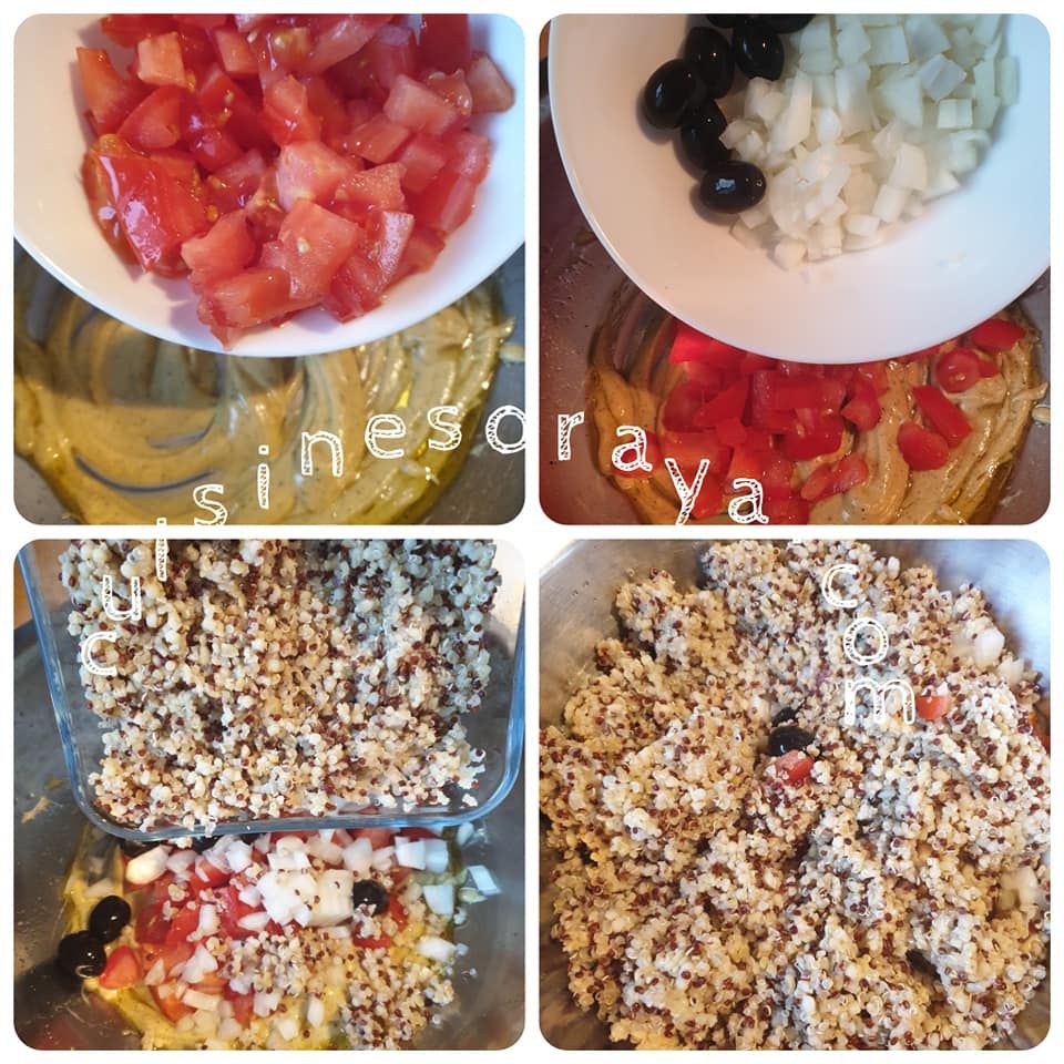 Salade boulgour et quinoa