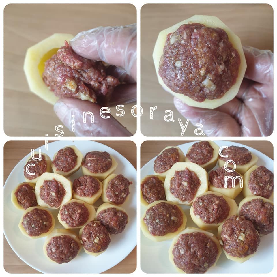 Tajine à la viande hachée, pommes de terre et petits pois