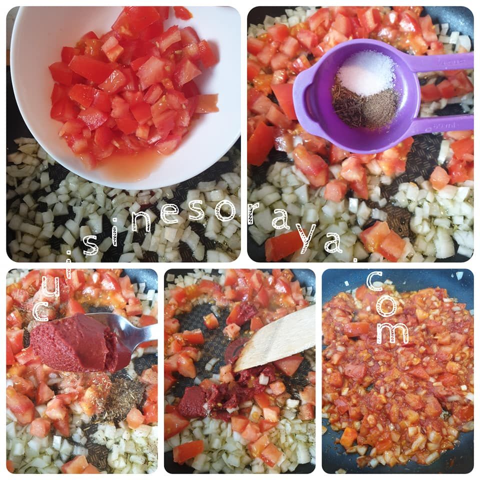 Cabillaud au coulis de poivron rouge à la tomate et chorizo