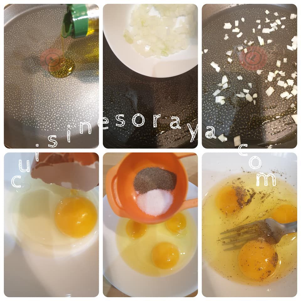 Omelette façon pizza