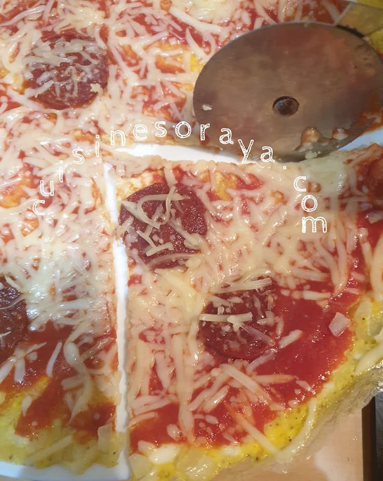 Omelette façon pizza